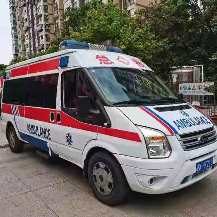 谢通门长途救护车护送病人返乡